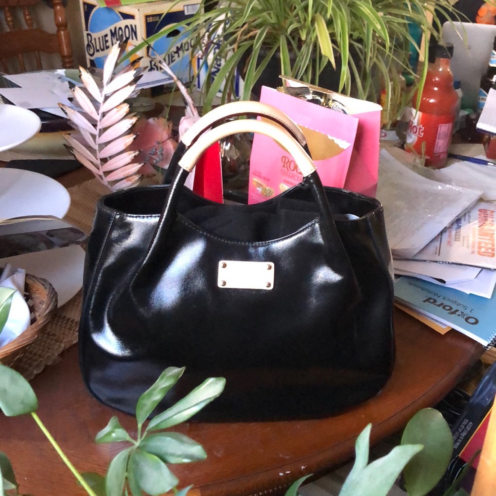 Kate Spade Black Structured Bag
